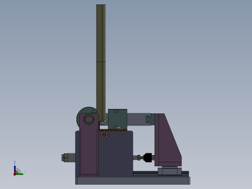 转子卡簧自动组装Solidworks设计右视缩略图