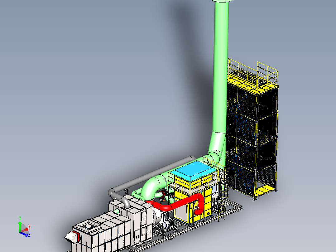 5万风量沸石转轮+催化燃烧