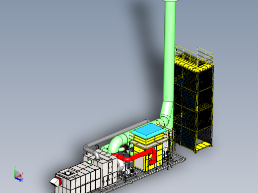 5万风量沸石转轮+催化燃烧