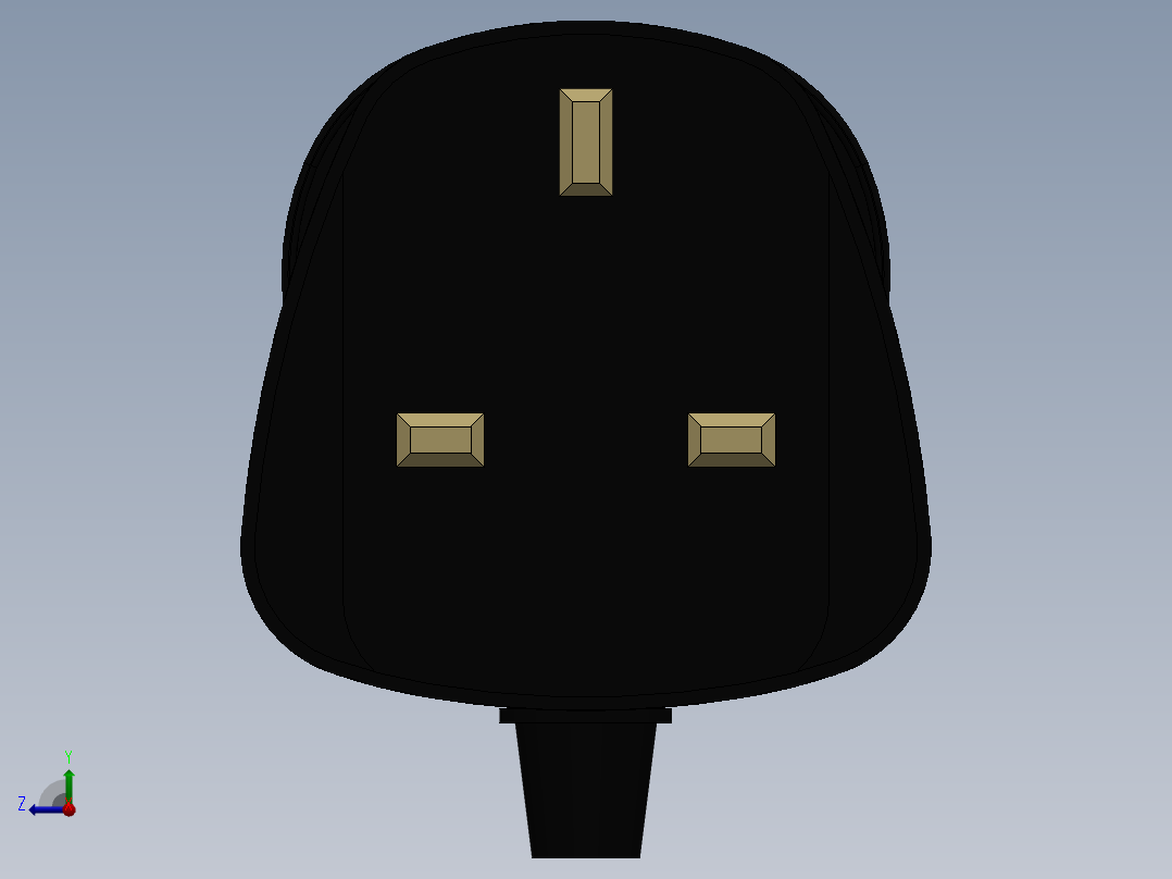 插头SW2015右视图