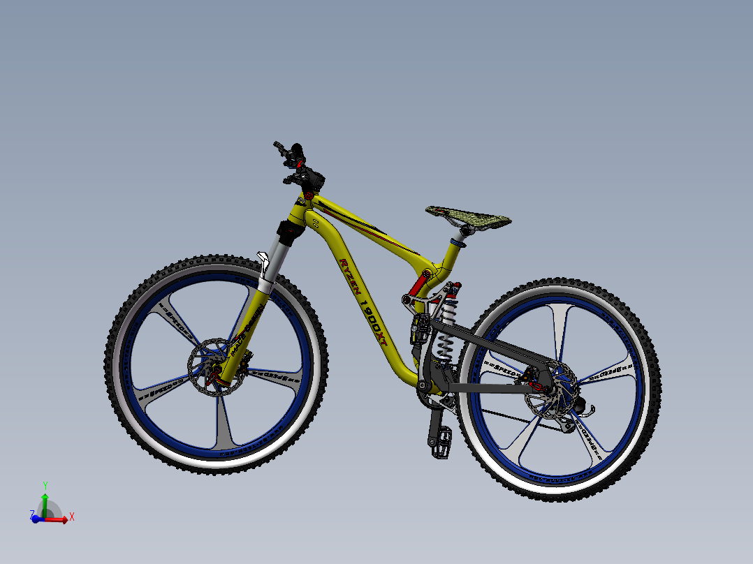 山地车 全套装配 sw2013