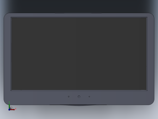 电视机建模前视缩略图