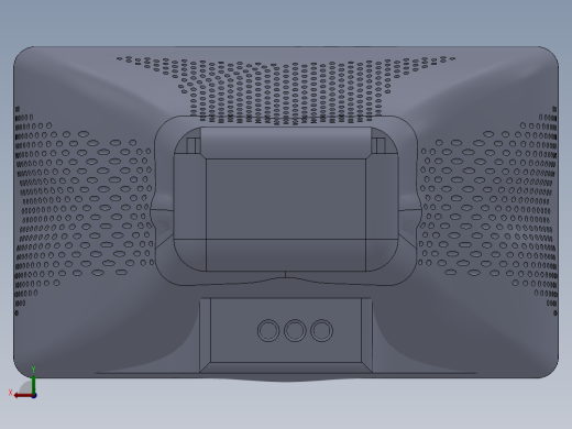 电视机建模后视缩略图