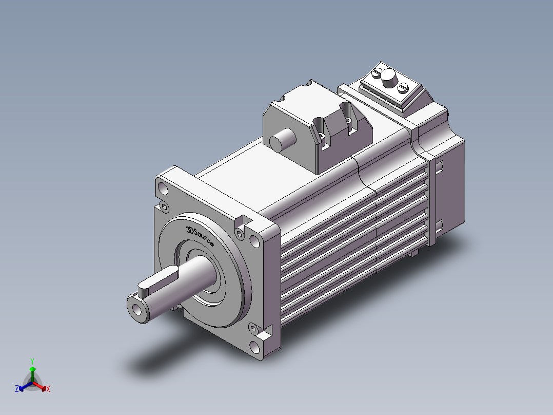 松下15MSMD5ASU正等轴测图