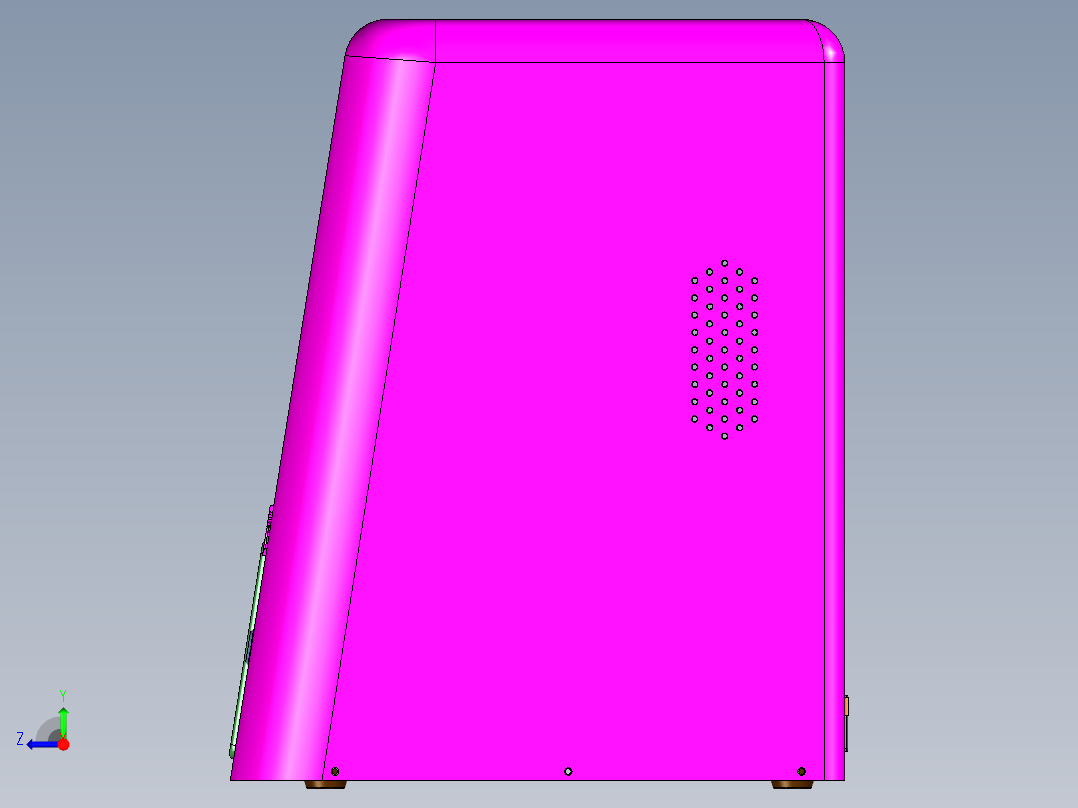 光敏树脂工业级精密光固化打印机右视图