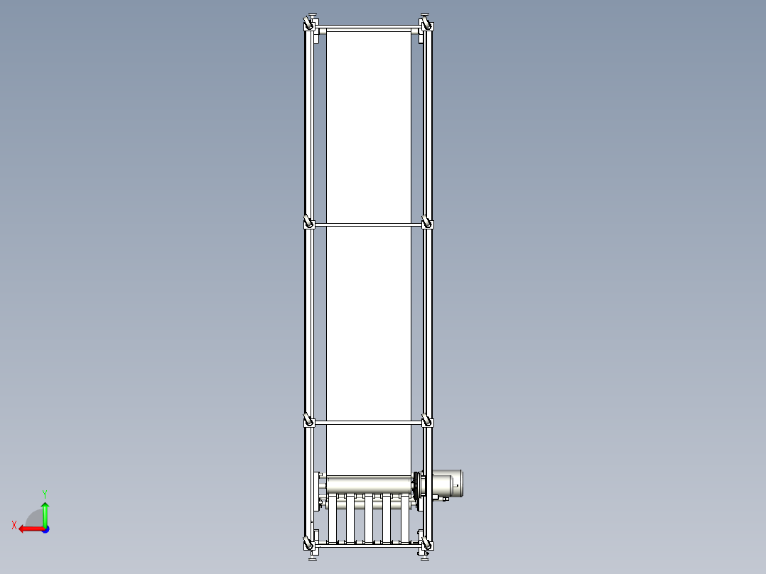 纸张上色机后视图