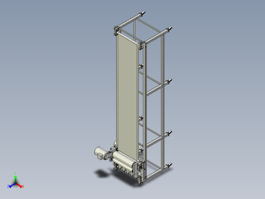 纸张上色机正等轴测缩略图