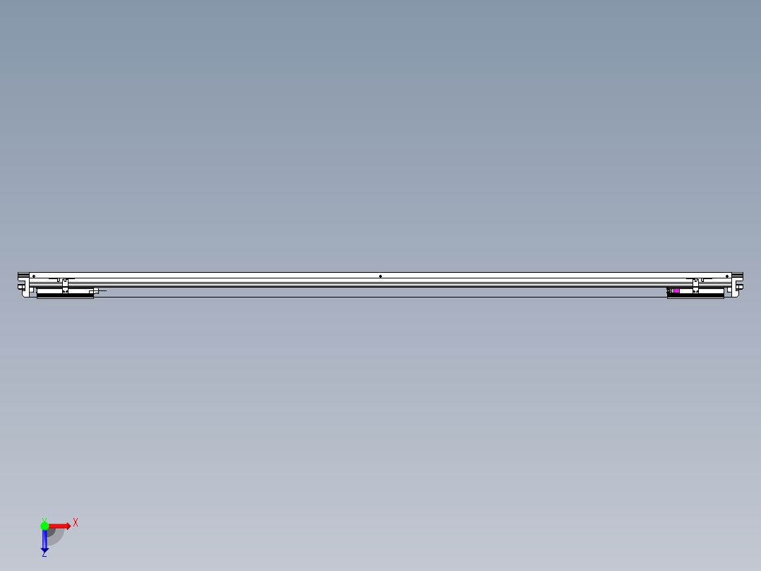 威洛博VL系列3d模型模组2VL14S2Y-S1800俯视图