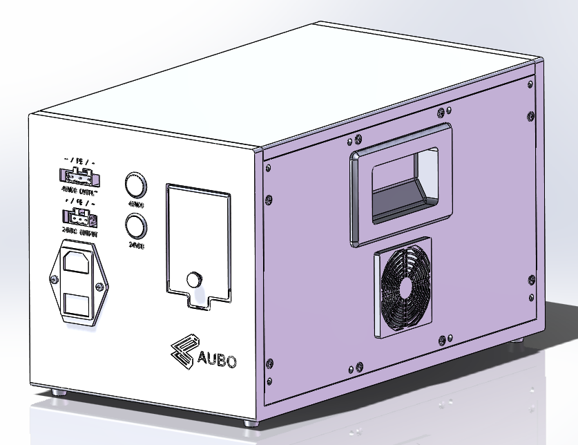 遨博AUBO i5六轴协作机器人三维模型资料