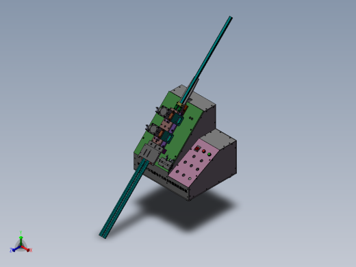 网络滤波器设备电子元件整脚机正等轴测缩略图