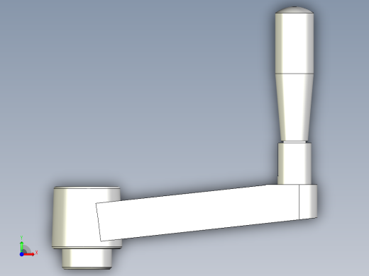 旋轉把手MT+IR-3D多系列多零件图纸模型前视缩略图