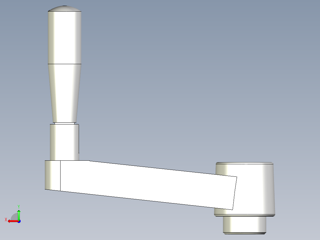 旋轉把手MT+IR-3D多系列多零件图纸模型后视图