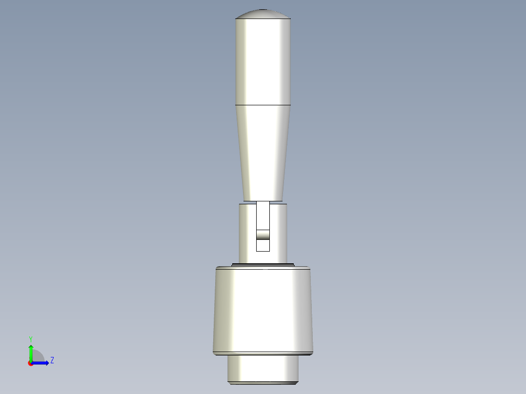 旋轉把手MT+IR-3D多系列多零件图纸模型左视图