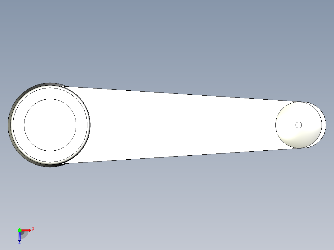 旋轉把手MT+IR-3D多系列多零件图纸模型俯视图