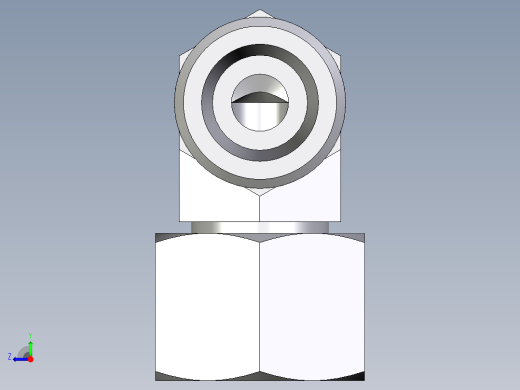 卡套式工业通用硬管接头EO_Swivel_nut_elbow_EW10SOMD71右视缩略图