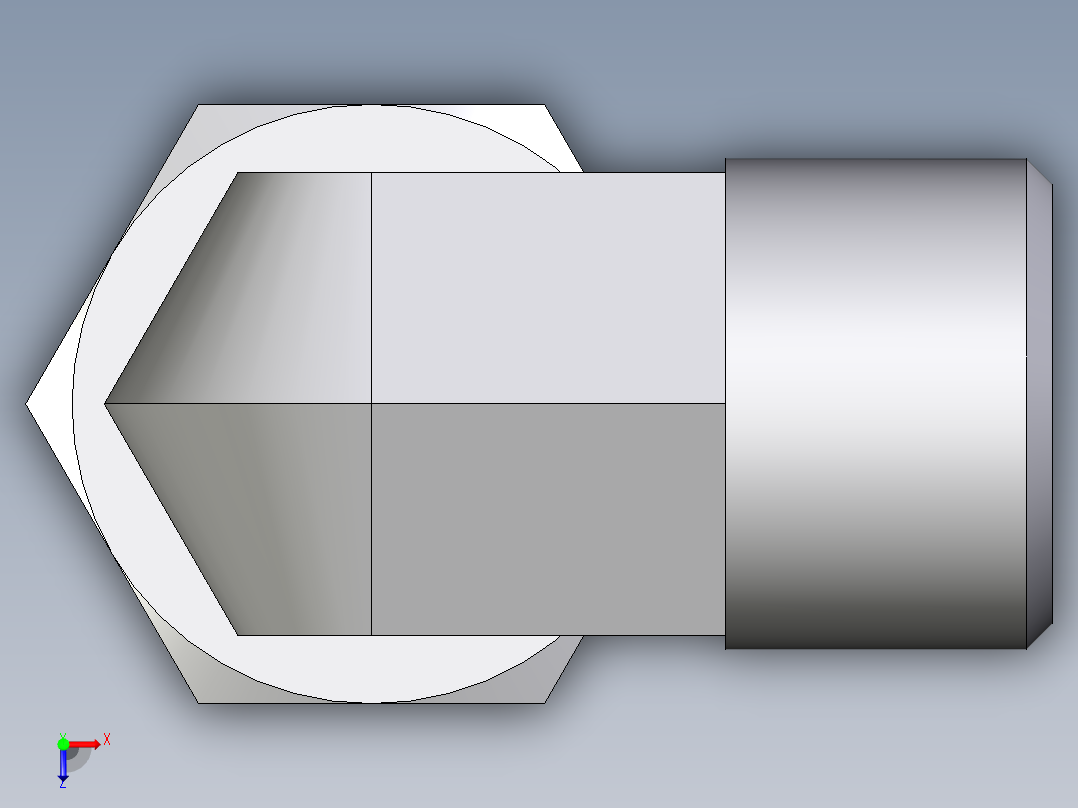 卡套式工业通用硬管接头EO_Swivel_nut_elbow_EW10SOMD71俯视图