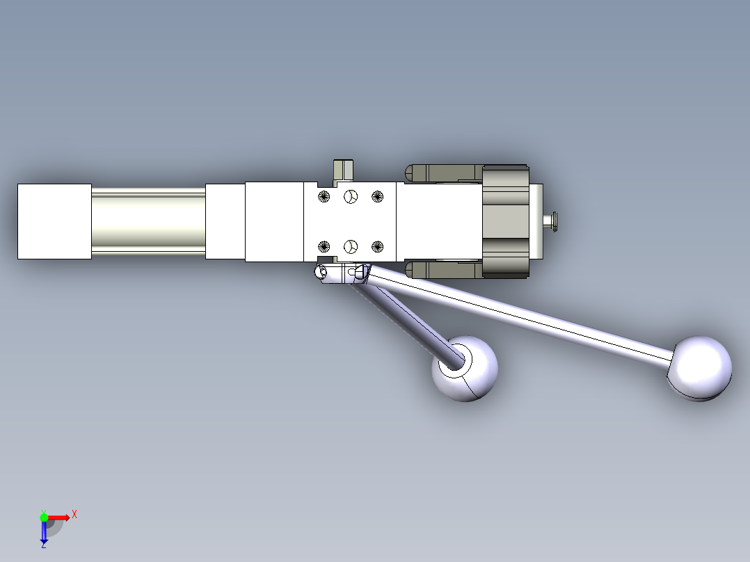 德克斯TUNKERS气缸数模V50.1 Z A10 T12 5~44_GRAD俯视图