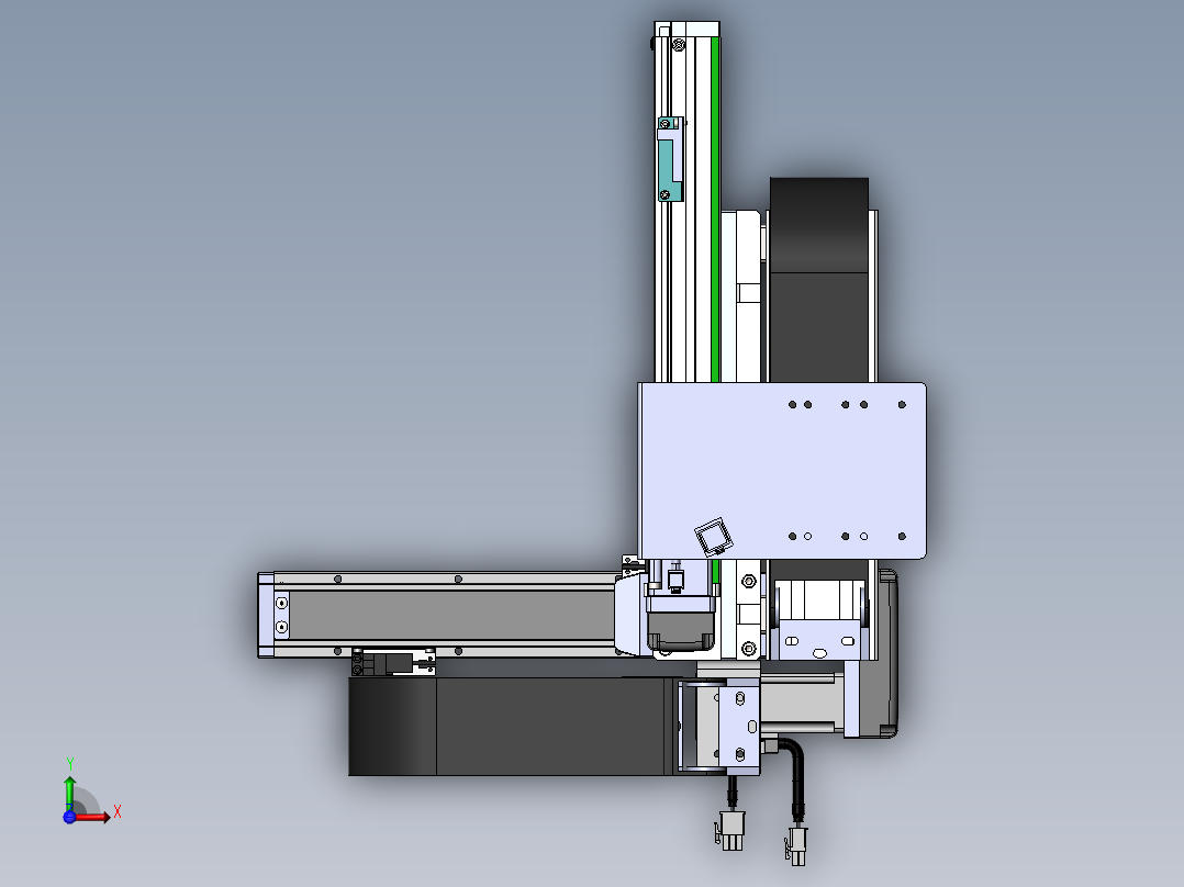 内嵌直交机械手XYG系列XYG210-A3前视图