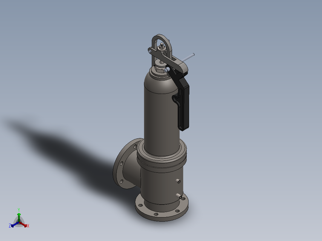 减压阀正等轴测图