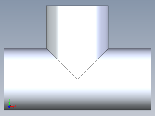 CPVC管件01-Sch80_Tee_SxSxS_9801-005_0.5in前视缩略图