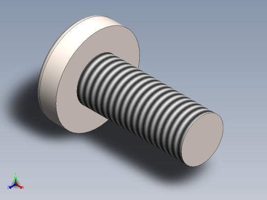 螺丝 M2 x 十字盘头-M2 x 5 Screw head.SLDPRT