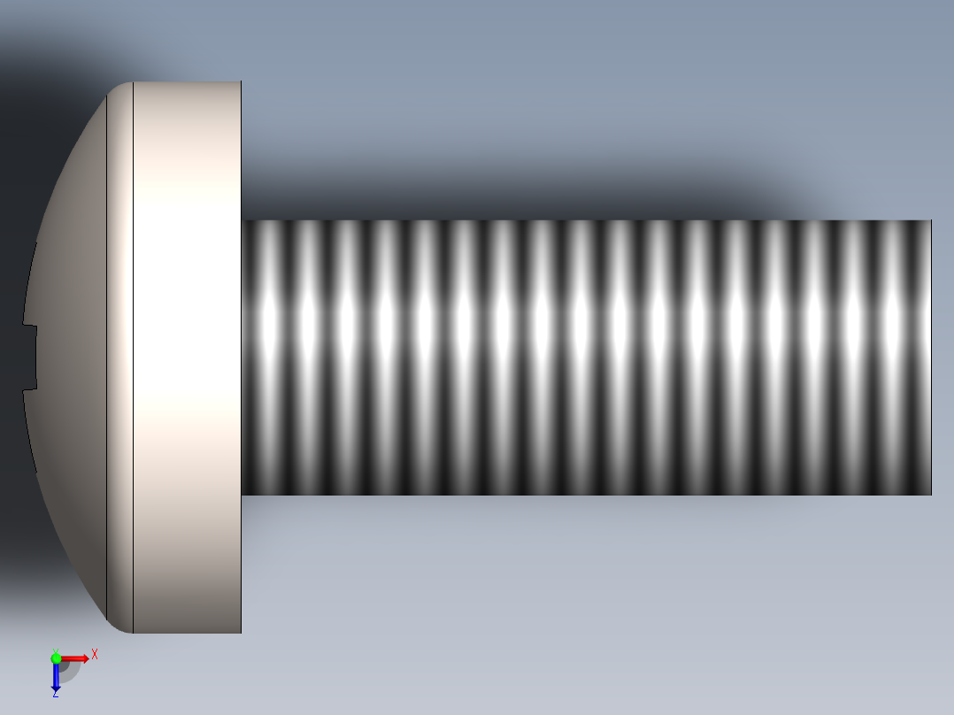螺丝 M2 x 十字盘头-M2 x 5 Screw head.SLDPRT俯视图