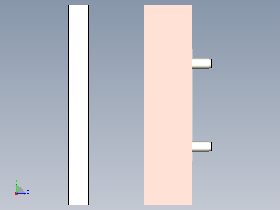 电风扇旋钮注塑模具设计左视图