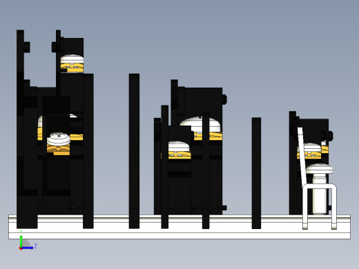 标准DIN导轨35mm安装结构接线板左视缩略图