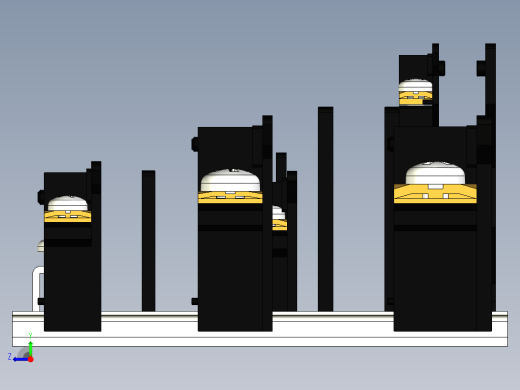 标准DIN导轨35mm安装结构接线板右视缩略图