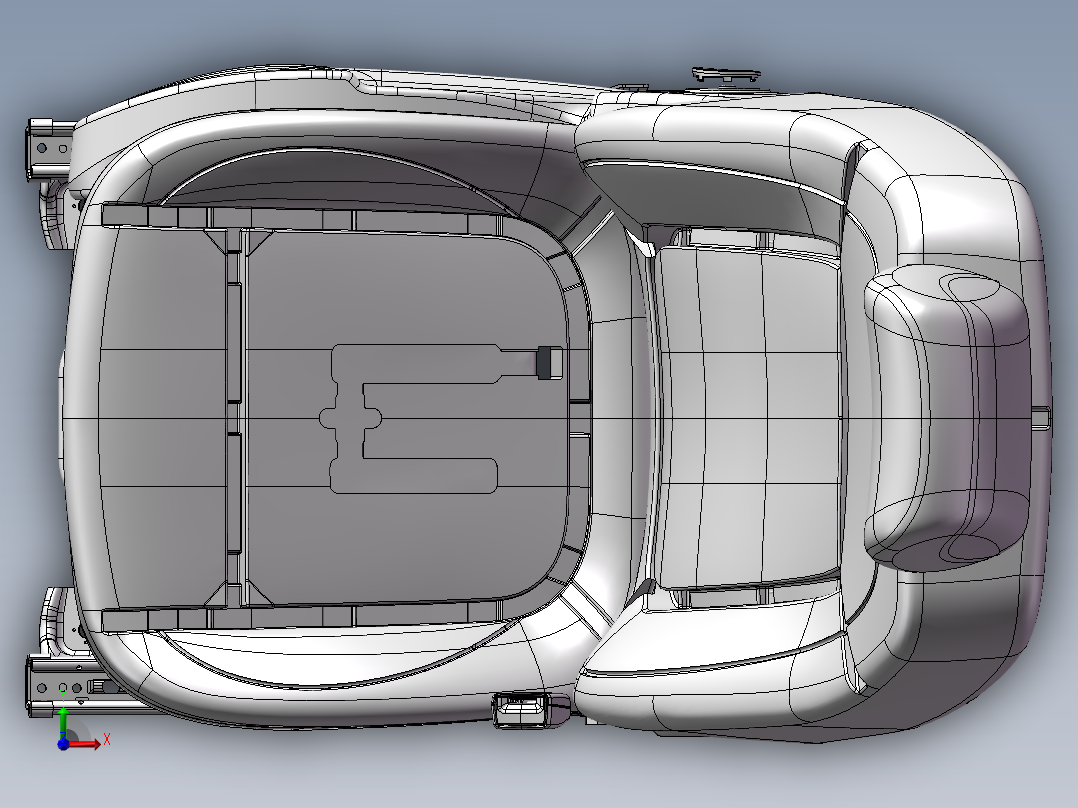 汽车座椅，汽车内饰件==490227==50前视图