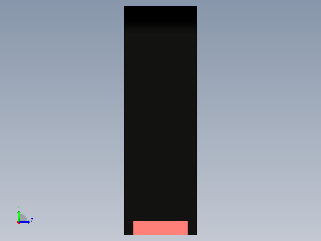 矩阵光纤_漫反射型FR-S17左视图