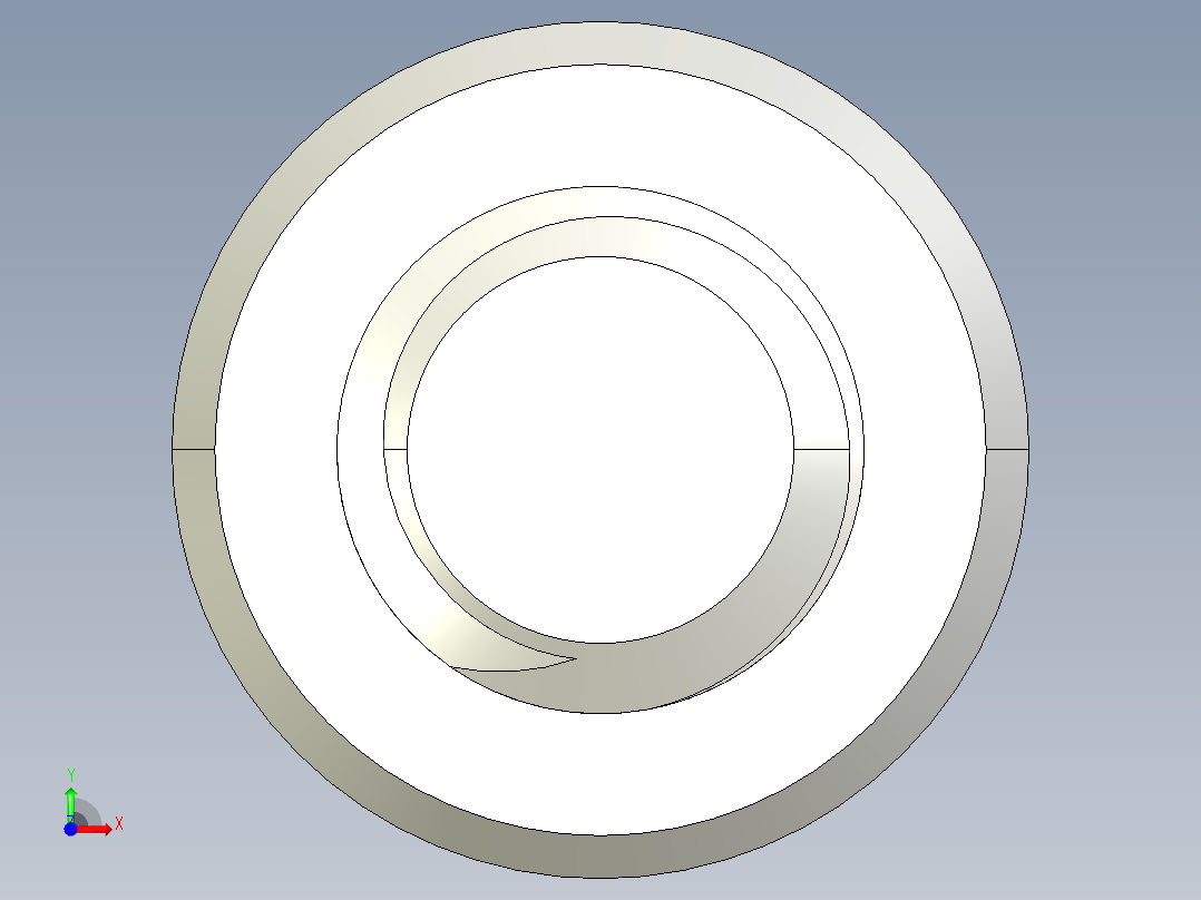 M8 x 1.25mm Thread 12mm LONG SOCKET HEAD CAP SCREW.IGS前视图