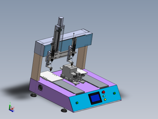 吹气式桌面双工位螺丝机sw18可编辑