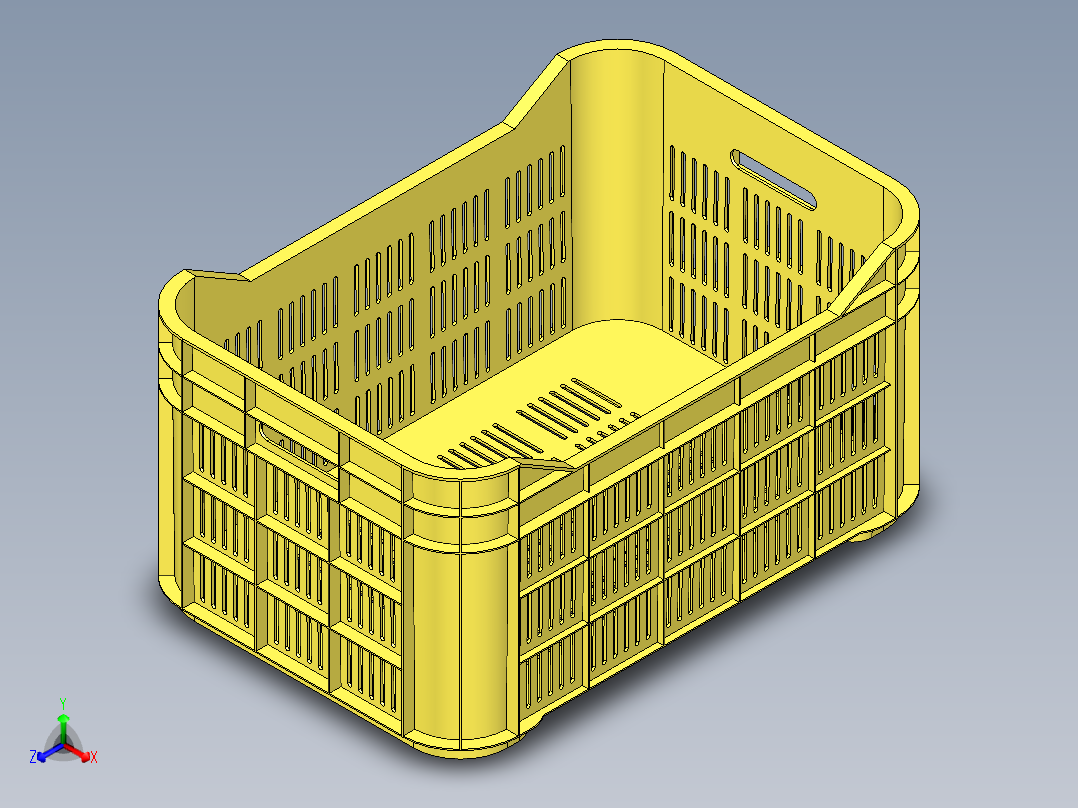 周转箱12 STP主视图