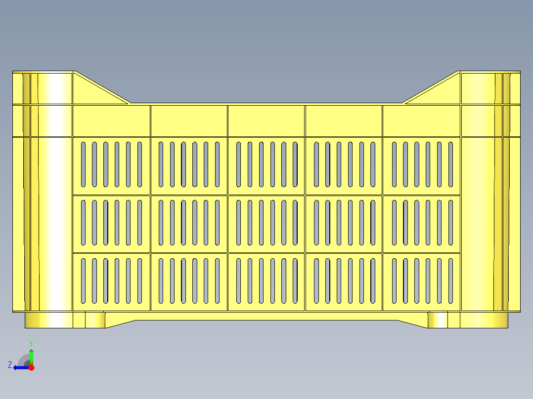 周转箱12 STP右视图