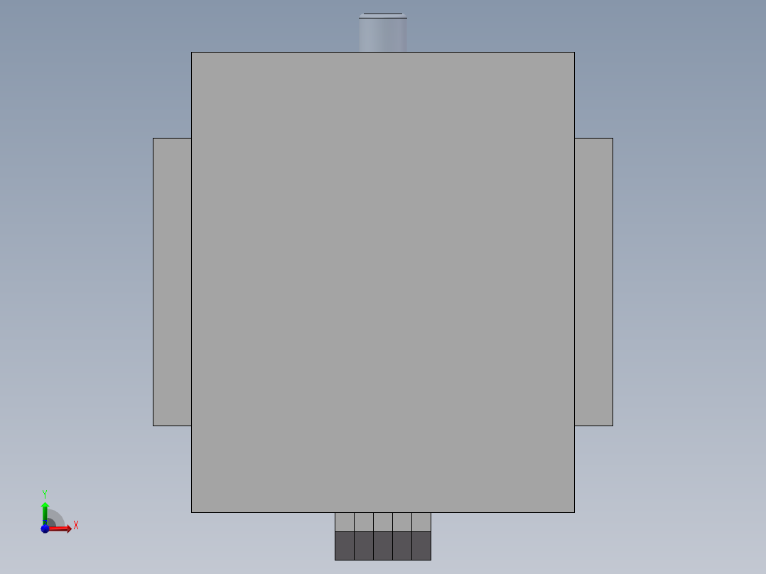 微型注塑机前视图