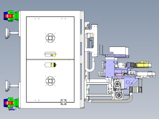双工位热熔设备_step左视缩略图