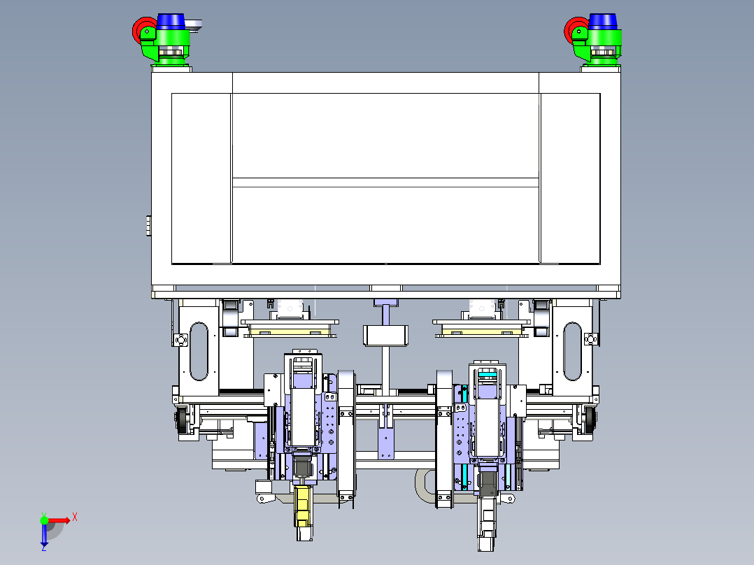 双工位热熔设备_step俯视图
