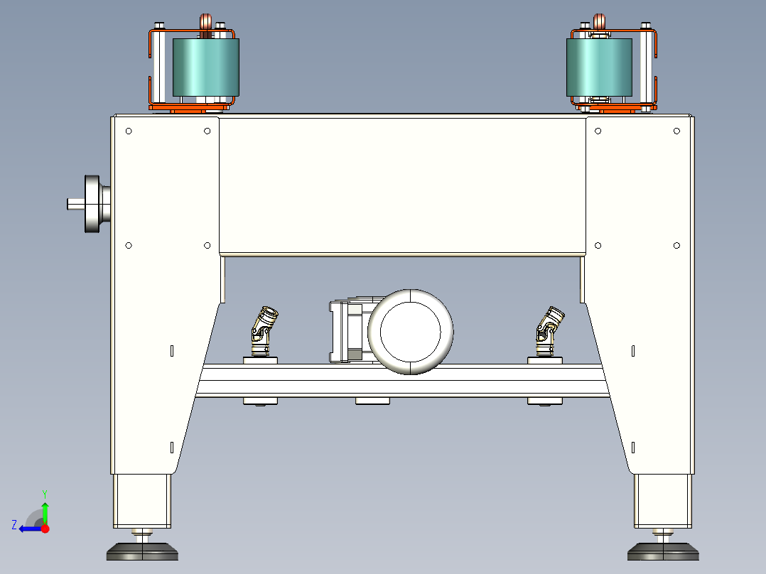 全自动封箱机ProE5.0.zip右视图