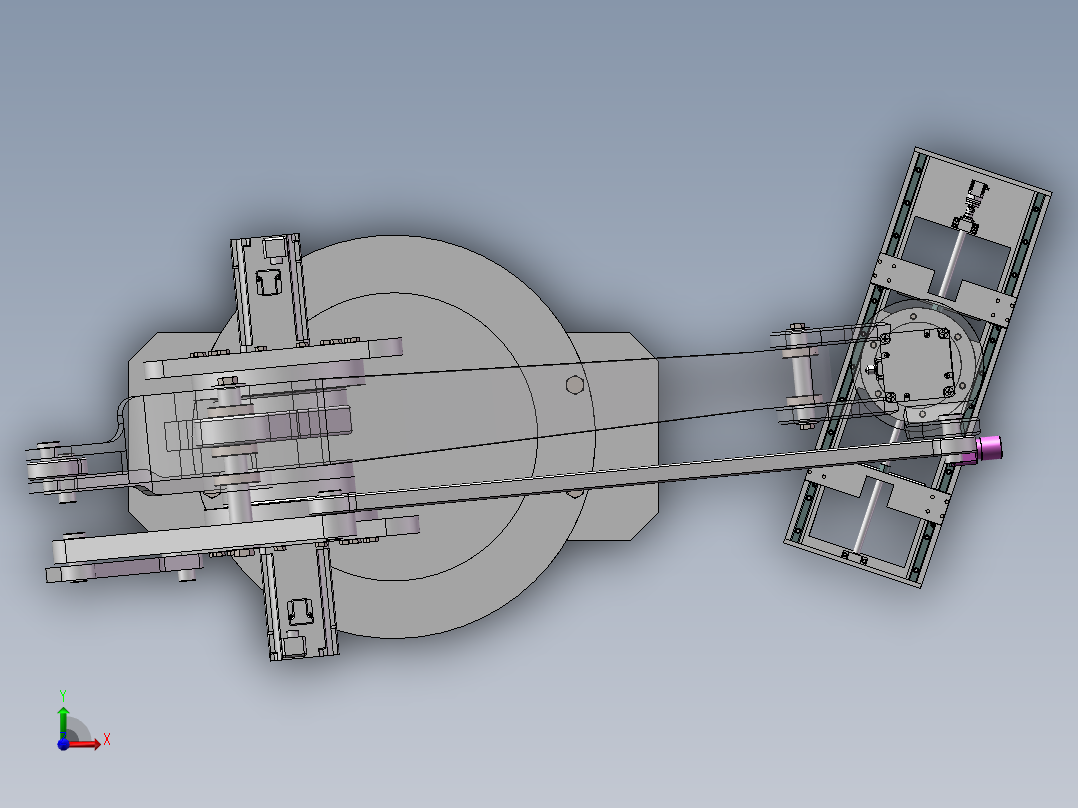 搬箱机械臂前视图