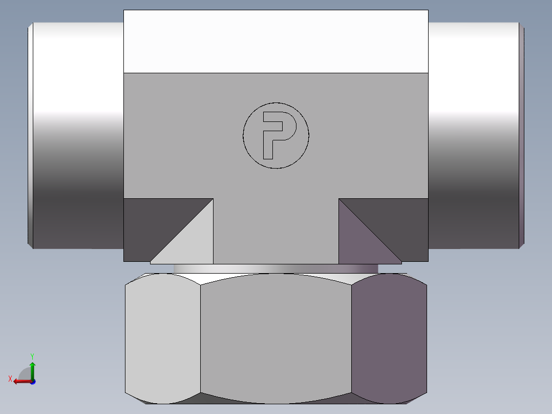 BC+BD 三通组合接头、BD-52后视图