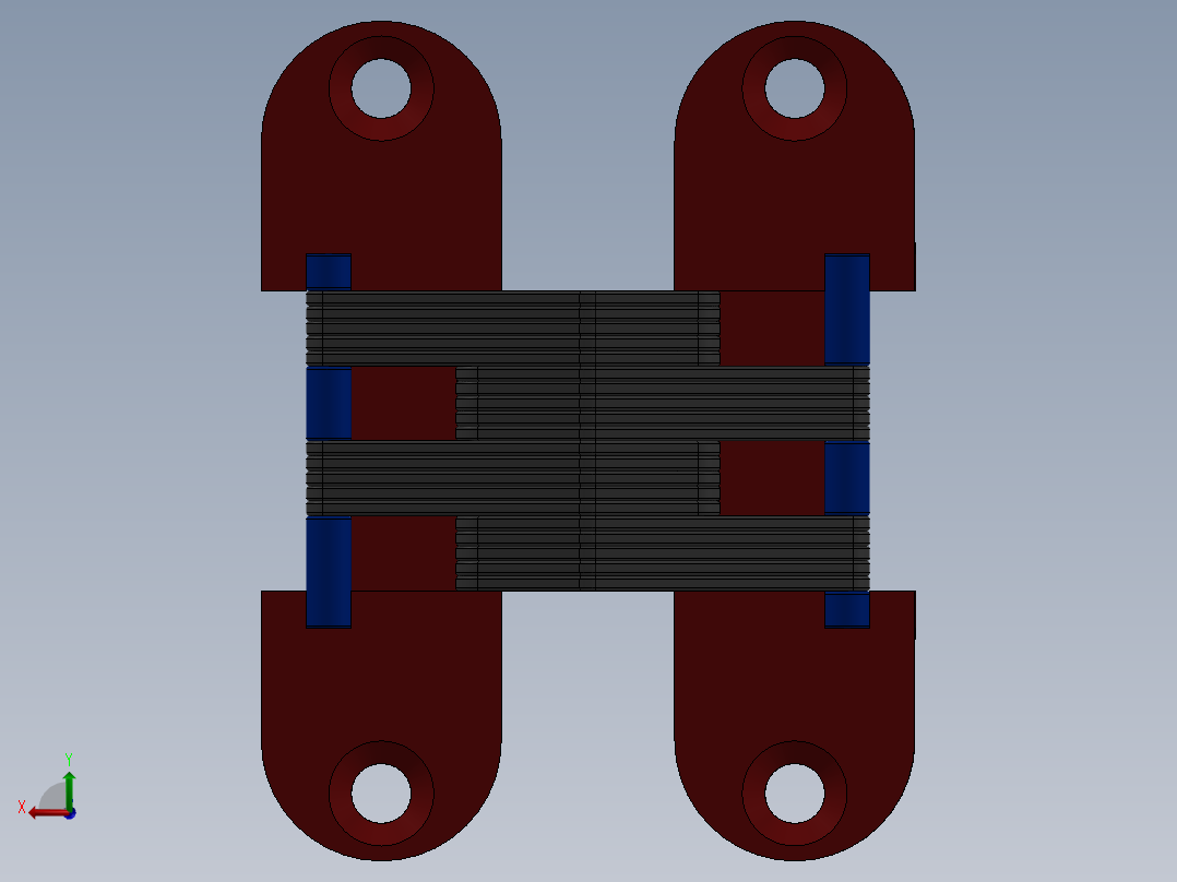 铰链、-铰链conce后视图
