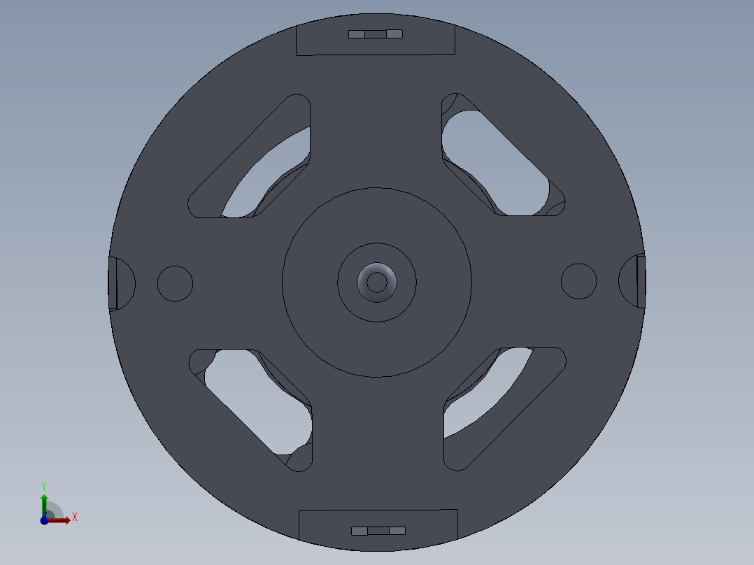 直流电机、电机(6)前视图