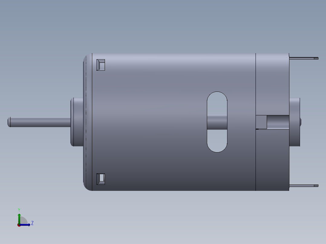 直流电机、电机(6)左视图