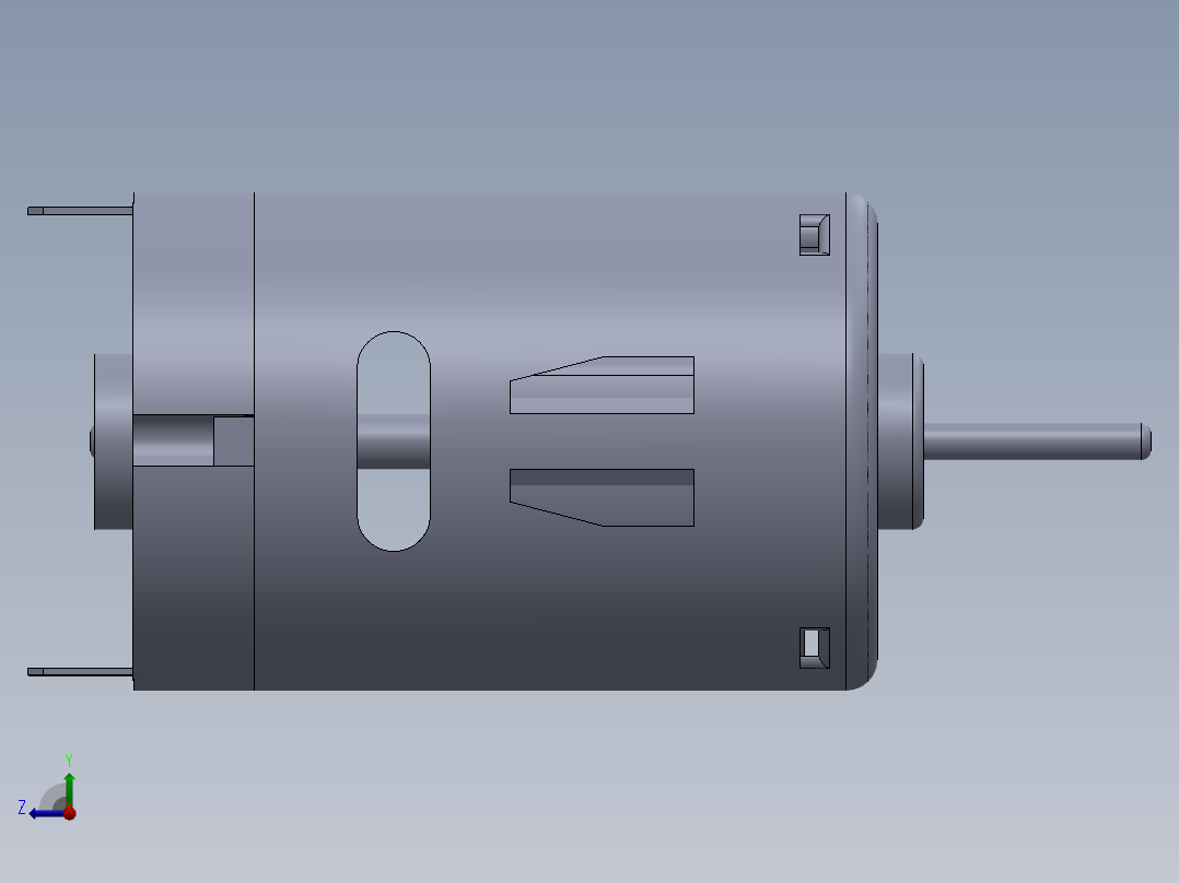 直流电机、电机(6)右视图