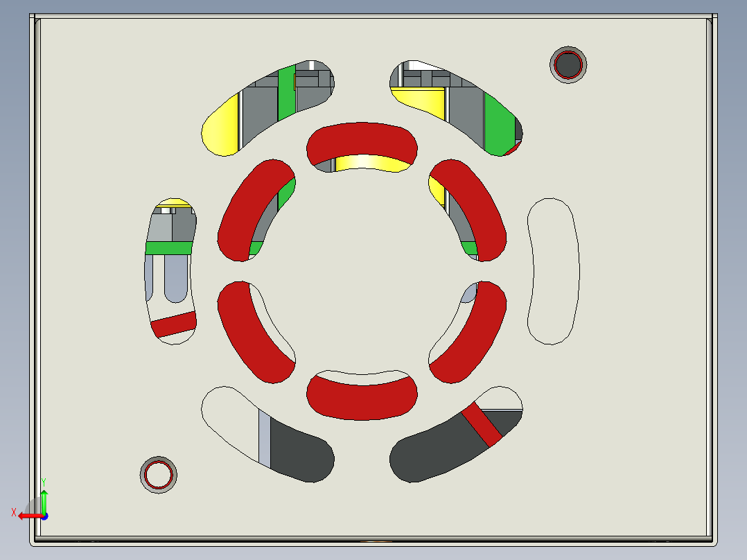 SP-500-24开关电源后视图