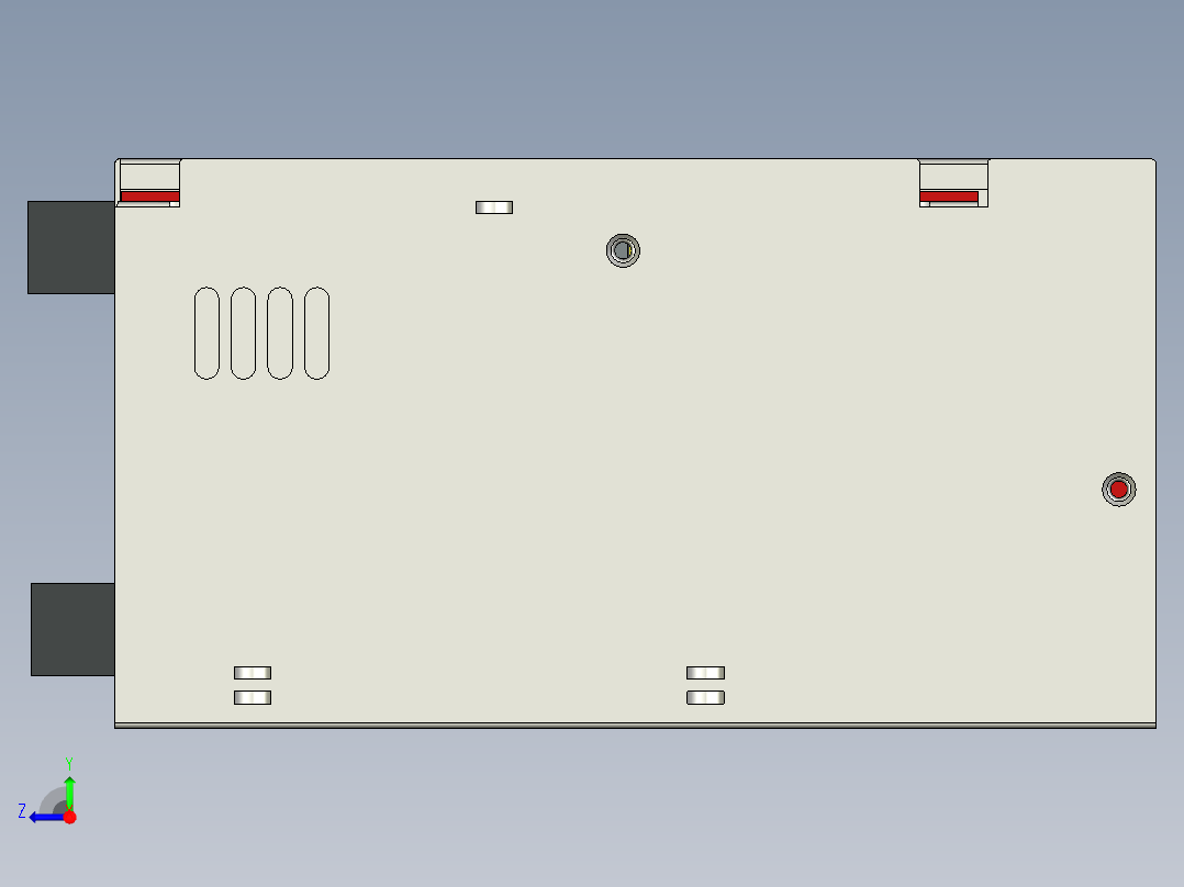 SP-500-24开关电源右视图