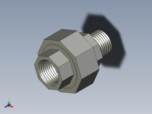 螺纹管活接-等径内外丝直通 DN10