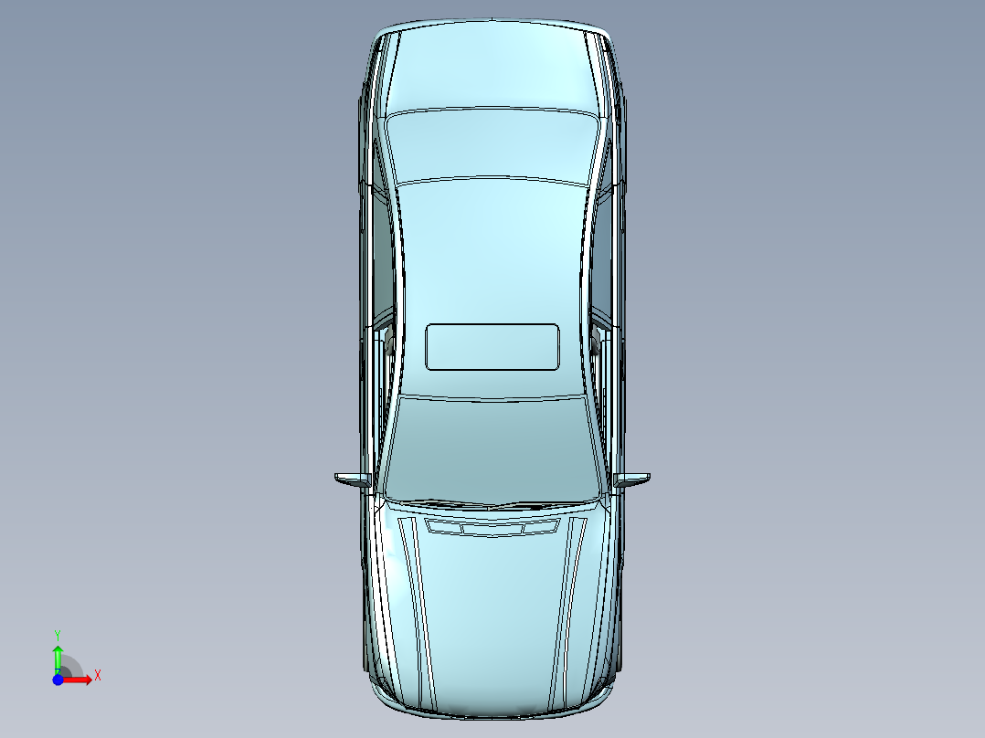 原创汽车内外饰结构设计模型--335148--90前视图