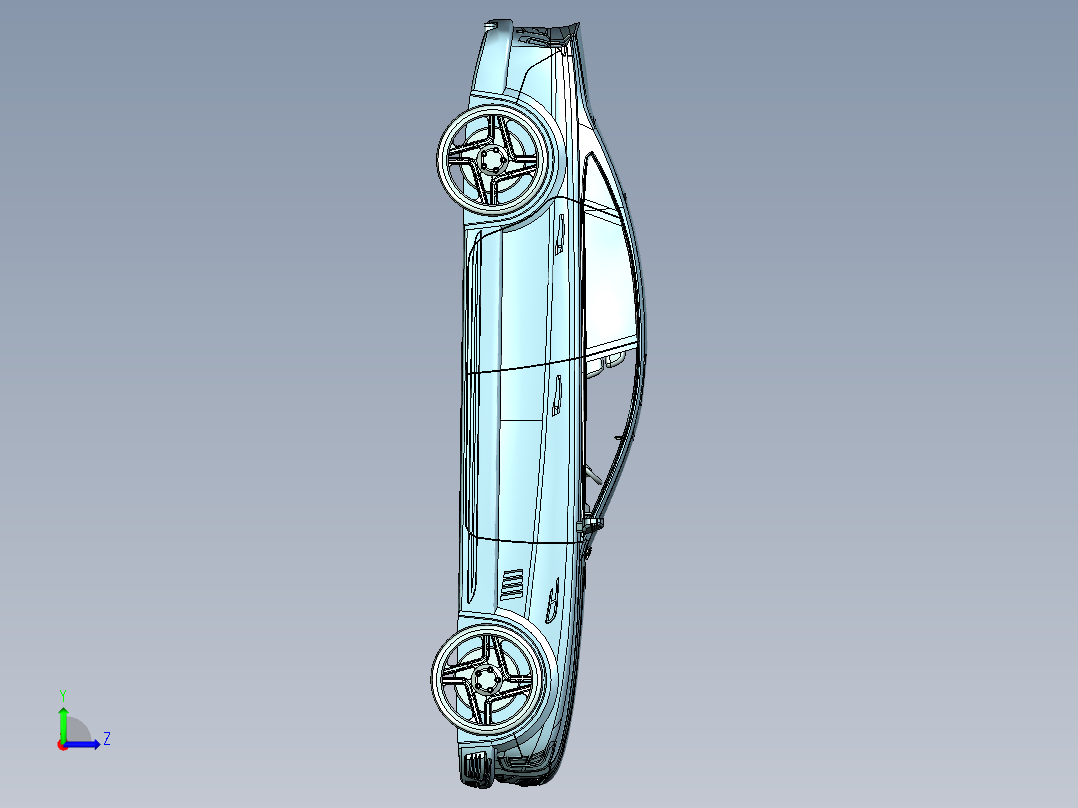 原创汽车内外饰结构设计模型--335148--90左视图
